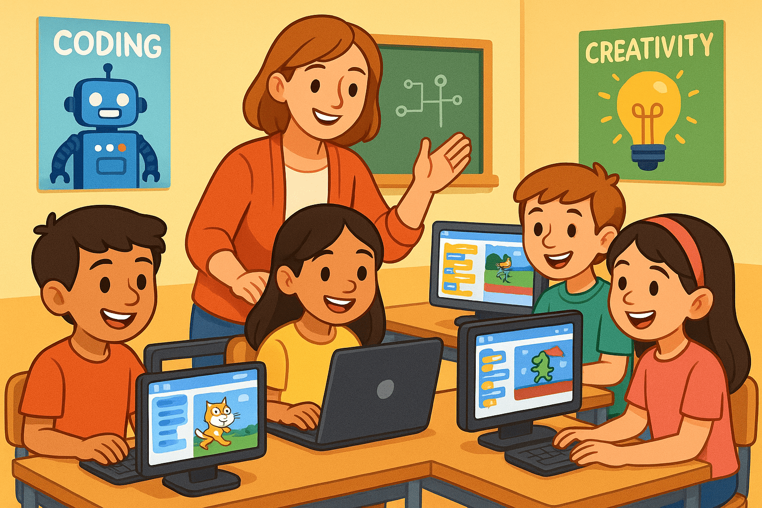 Coding untuk Anak SD: Mulai dari Scratch Yuk!