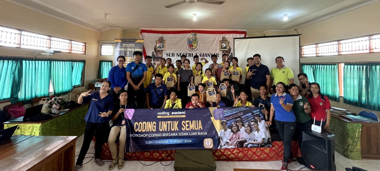 Koding Akademi Hadir di SLBN 1 Gianyar, Berikan Pelatihan Coding untuk Anak Berkebutuhan Khusus