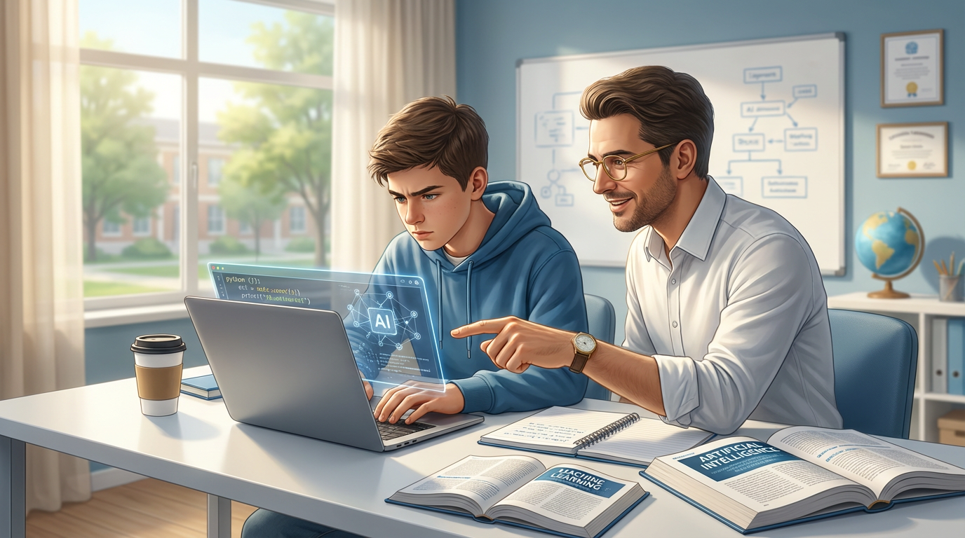 Langkah Besar Nathan Belajar Python demi Sertifikat AI dari Harvard