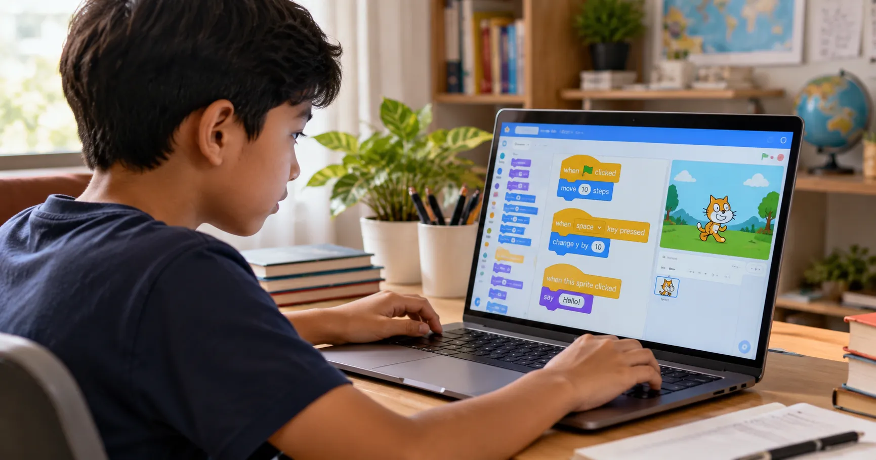 Belajar Pemrograman Berbasis Event di Scratch
