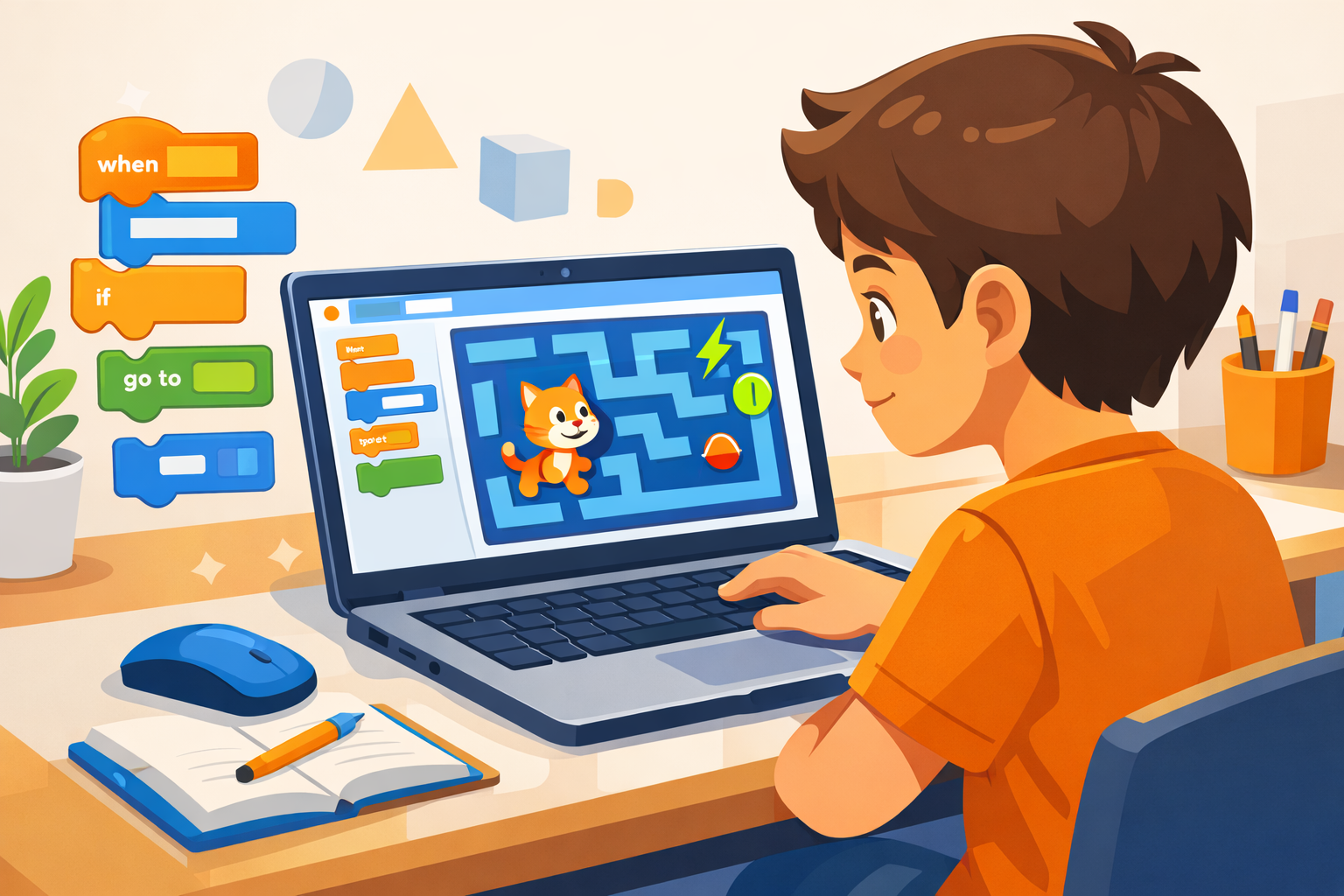 Panduan Membuat Game Scratch Maze Pemula