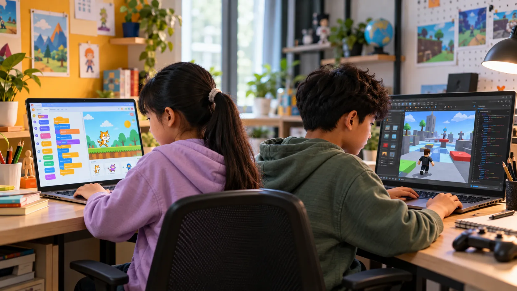 Scratch vs Roblox Studio untuk Belajar Coding