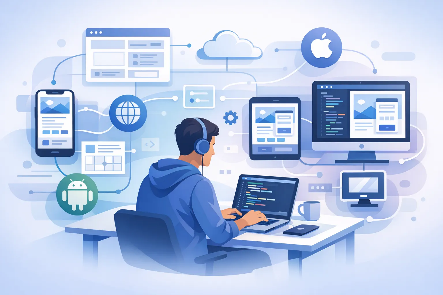 How Flutter Works to Build Cross-Platform Applications