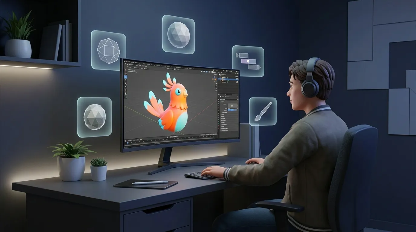 Blender: Software 3D Gratis Terbaik untuk Pemula