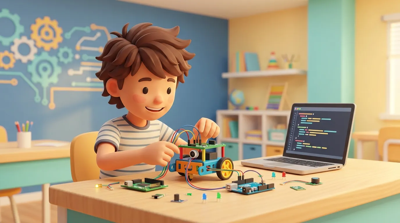 The Fun of Robotics Courses for Young Innovators