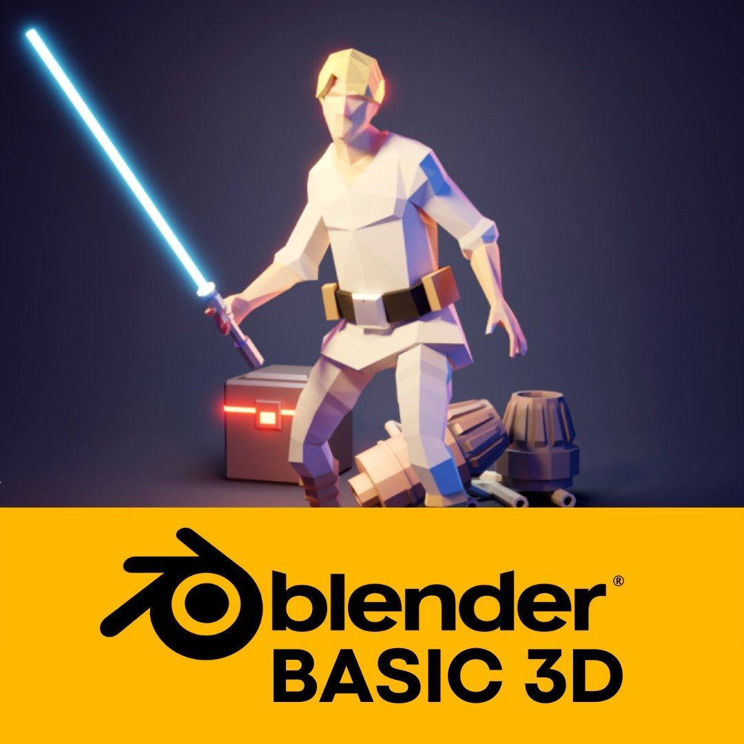 Blender-Basic 3D Model Polygon