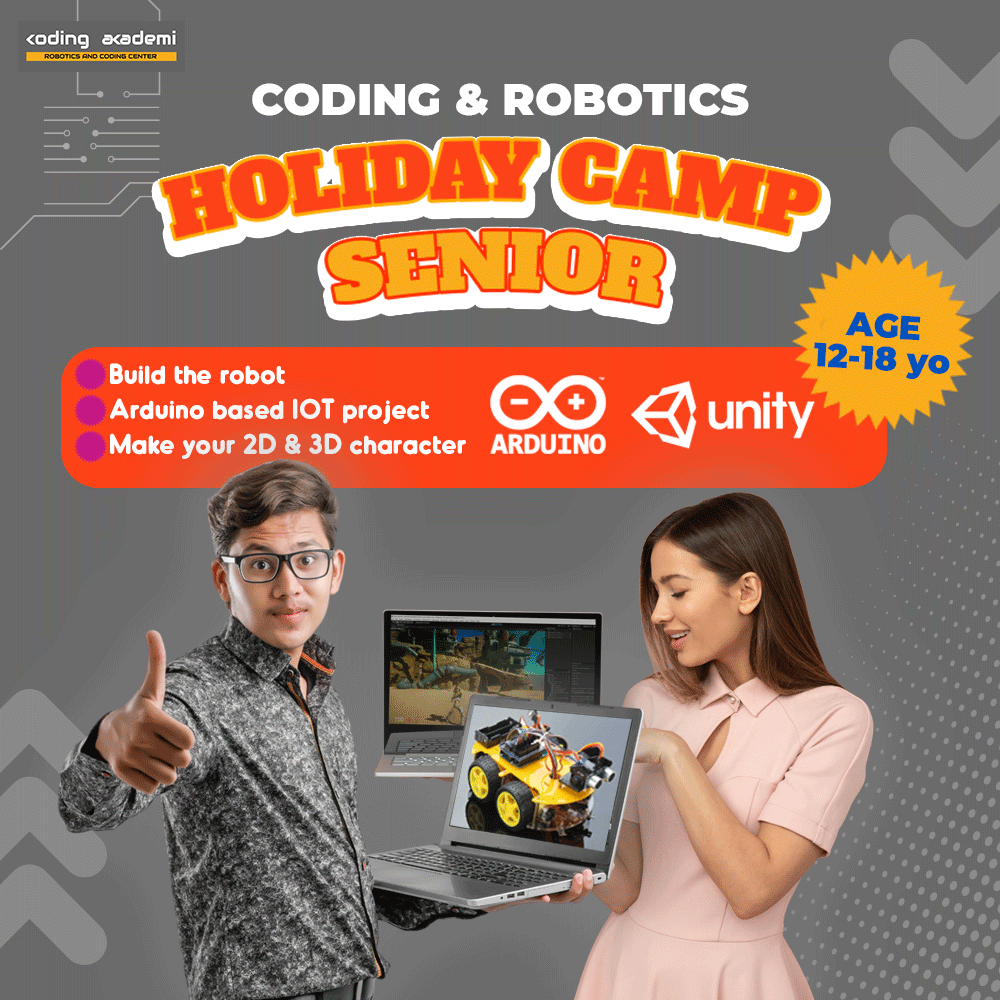 Ilustrasi Holiday Program – Coding Senior