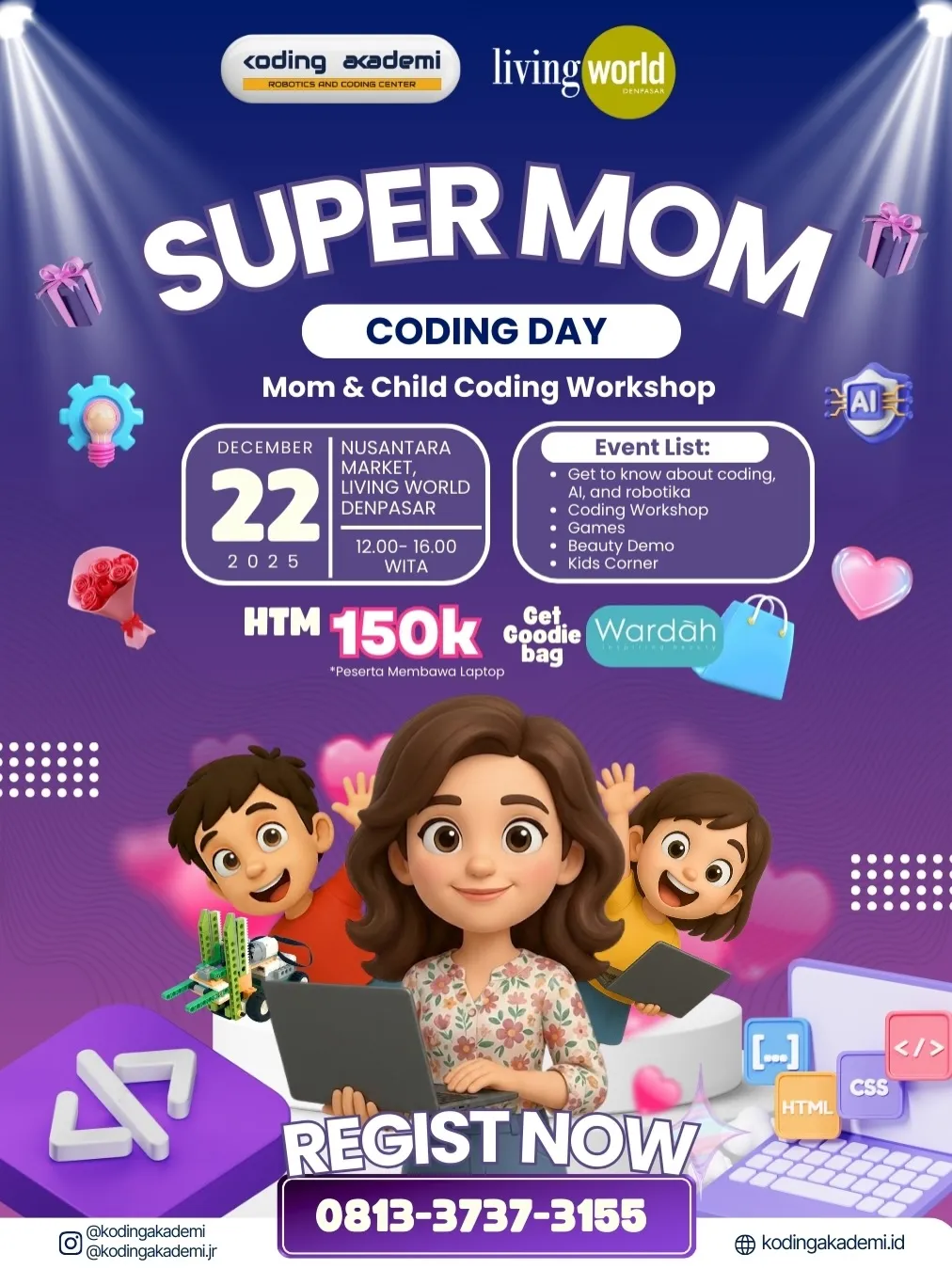 Super Mom Coding Day