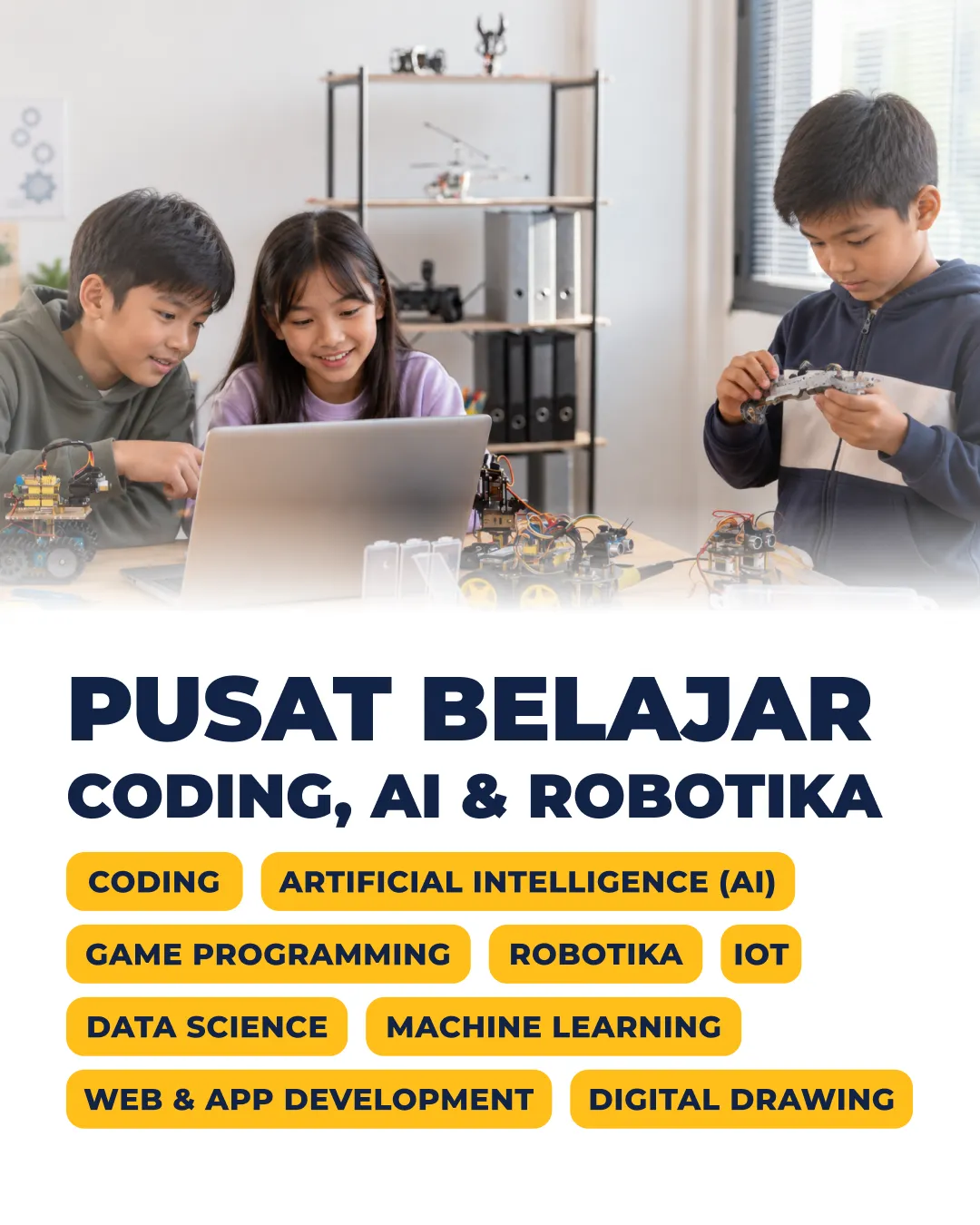 Pusat Belajar Coding, AI & Robotika