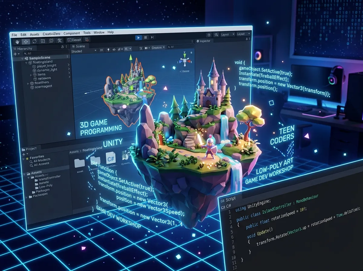Kursus Unity 3D Game Programming untuk Remaja