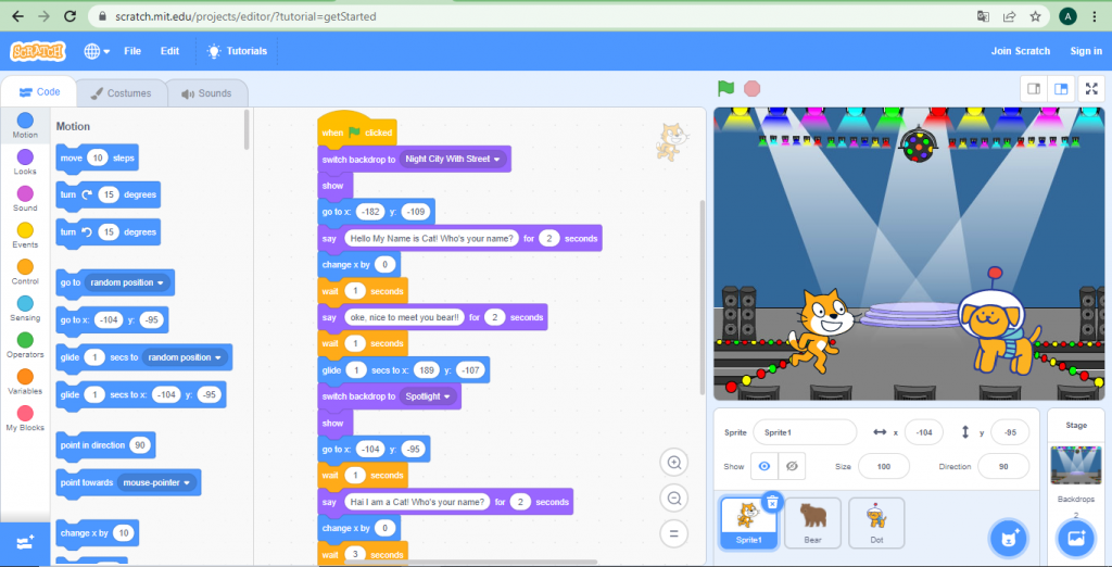 Scratch adalah shop