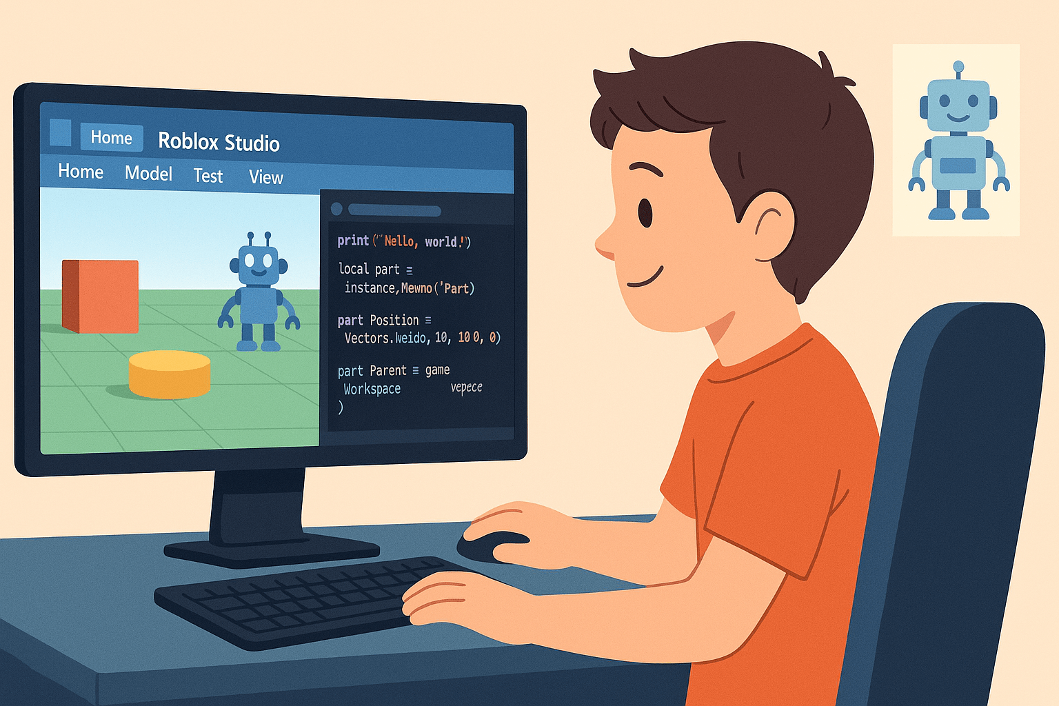 game coding di Roblox